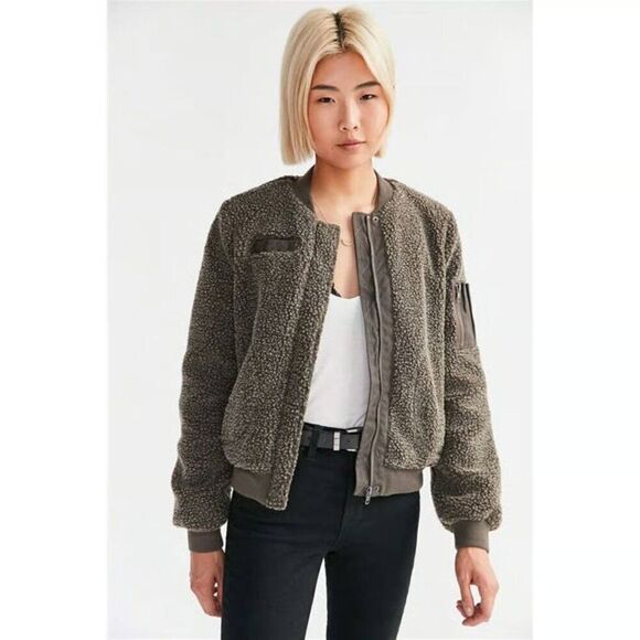 Urban Outfitters Jackets & Blazers - Teddy Bomber Jacket